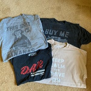 Men’s Sz Large Buy Me Brunch Chive T-Shirt Bundle